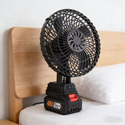 Portable Cordless Fan Compatible with Milwaukee, 48V, Battery-powered Cooling Fan for Workshop Outdoor Camping Travel,Powerful Air Circulation at Work, Jobsite Blower Bare Tool