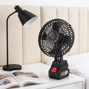 Portable Cordless Fan Compatible with Milwaukee, 48V, Battery-powered Cooling Fan for Workshop Outdoor Camping Travel,Powerful Air Circulation at Work, Jobsite Blower Bare Tool