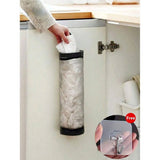 Black and grey wall mounted plastic bag clamp dispenser - suitable for small-sized storage of kitchen garbage bags.（4Pcs）