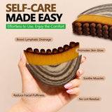 Lymphatic Shaping Facial Brush – Detox Massage Brush for Chin & Neck Contour, Soft Bristles.（2Pcs）