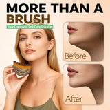Lymphatic Shaping Facial Brush – Detox Massage Brush for Chin & Neck Contour, Soft Bristles.（2Pcs）
