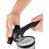 Stainless Steel Manual Can Opener – Multi-Function Side-Cut Design with Smooth Edges & Bottle Opener