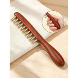 1Pcs Scalp Massage Comb & Gua Sha Board Set with Storage Bag – Acupressure Relaxation Tool for Head & Body