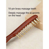 1Pcs Scalp Massage Comb & Gua Sha Board Set with Storage Bag – Acupressure Relaxation Tool for Head & Body