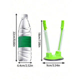 4 free bag racks - kitchen food preservation bag rack and plastic bag storage rack (green)