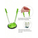 4 free bag racks - kitchen food preservation bag rack and plastic bag storage rack (green)
