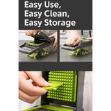 Darrahopens Home & Garden > Kitchenware > Kitchen Utensils 16-in-1 Vegetable Chopper Slicer, Veggie Chopper, Food Chopper, Vegetable Cutter & Spiralizer - Kitchen Gadget Makes Slicing and Prepping Quick and Easy Meal Prep Tool In Australia - Darrahopens
