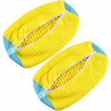 Darrahopens Home & Garden > Laundry & Cleaning > Laundry Wash Bags 2 Pcs Reusable Sports Shoe Laundry Bag, With Plush Cleaning Fiber, Breathable Mesh, Zipper Protection, And Hanging Ring (Yellow) In Australia - Darrahopens