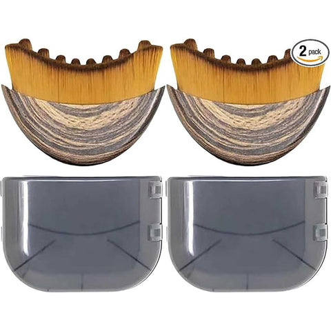 Darrahopens Health & Beauty > Massage & Relaxation > Massagers Lymphatic Contour Face Brush Lymphatic Drainage Massager Double Chin Reducer Lymphatic Drainage Brush for Face Ergonomically Designed to Fit The Skin Precisely (grey-2pcs) In Australia - Darrahopens