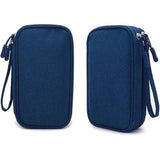 Darrahopens Electronics > Computer Accessories > Cases & Skins 2  Pcs Power Bank Data Cable Storage Bag, Travel Portable Power Bank, Mobile Phone Hard Drive Box, Protective Case, Handbag (Dark Blue) In Australia - Darrahopens