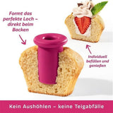 Darrahopens Home & Garden > Kitchenware > Bakeware & Accessories 6 Pack Cupcake Corer Silicone Inserts, Reusable Muffin Hole Makers for Baking Filled Cupcakes, Heat Resistant Cake Filling Tools In Australia - Darrahopens