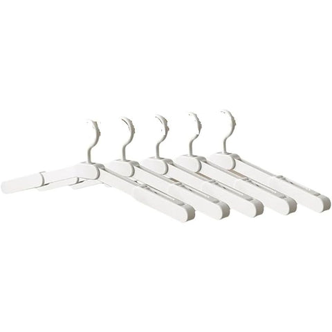 Darrahopens Home & Garden > Laundry & Cleaning > Drying Racks & Hangers Travel Folding Hangers 5 Pack - Lightweight Slim Foldable Space Saving Portable Collapsible Clothes Hangers for Travel, Suitcase & Hotel In Australia - Darrahopens