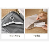 Darrahopens Home & Garden > Laundry & Cleaning > Drying Racks & Hangers Travel Folding Hangers 5 Pack - Lightweight Slim Foldable Space Saving Portable Collapsible Clothes Hangers for Travel, Suitcase & Hotel In Australia - Darrahopens