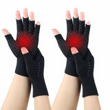 Darrahopens Health & Beauty > Health & Wellbeing > Supports & Braces 2 Pairs Compression Gloves with a Fingerless Design That Are Breathable And Non-Slip, Intended to Alleviate Discomfort,19.4*7-7.3cm,Black In Australia - Darrahopens