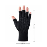 Darrahopens Health & Beauty > Health & Wellbeing > Supports & Braces 2 Pairs Compression Gloves with a Fingerless Design That Are Breathable And Non-Slip, Intended to Alleviate Discomfort,19.4*7-7.3cm,Black In Australia - Darrahopens