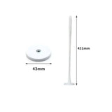 Darrahopens Appliances > Kitchen Appliances > Kitchen Appliance Accessories 1 Pcs Universal Front-Load Washer Support Bar - Flexible Adjustable Arm With Strong Magnet - Prevents Mold And Odors，4.3*43.1cm,White In Australia - Darrahopens