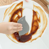 Darrahopens Home & Garden > Kitchenware > Kitchen Utensils 3 Pcs Penguin Soft Scraper Multifunctional Kitchen Scraper Board, Oil Board Scraper, Baking Cleaning Tool, 11*7cm(Pink,Grey,Green) In Australia - Darrahopens