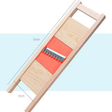 Darrahopens Home & Garden > Kitchenware > Kitchen Utensils 1 Pcs Potato Lattice Maker, Wooden Wavy Chopper, Potato Slicers, Vegetable Chopper, Multi-Functional Cucumber Slicers,35*10cm,Orange In Australia - Darrahopens