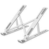 Darrahopens Electronics > Computer Accessories > Laptop Stands Foldable Height Adjustable Laptop Stand,Ergonomic Design, Non-Slip Rubber Pads,Portable And CollapsibleTablet Stand,16.5*24cm,White In Australia - Darrahopens