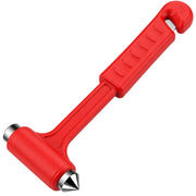 1 Pcs Car Safety Hammer, Car Window Glass Breaker, Seatbelt Cutter, Car Emergency Escape Hammer, Windshield Glass Breaker,16*5.8cm,Red In Australia - Darrahopens