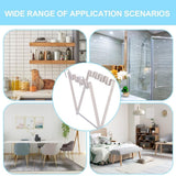 1 Pcs Foldable Trash Bag Holder, Simple Hanging Plastic Bag Holder, Kitchen Rack, No Drilling, Portable,26*24cm,White