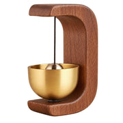Darrahopens Home & Garden > Decor > Candles & Diffusers 1 Pcs Japanese Style Wooden Wind Chime Fridge Magnet, Pure Copper Accessories - Decorative Art Indoor Door Reminder,Magnetic Installation,7.5*5cm In Australia - Darrahopens