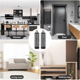 2 Pcs Kitchen Wall Mounted Garbage Bag Holder, Storage Organizer, Storage Box, Wall Mounted Storage Bag With Hooks,37.5*16.5cm,Black