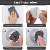 Darrahopens Home & Garden > Bathroom Accessories > Towel Racks & Holders 2 Pcs Kitchen Towel Holder, Self Adhesive Wall Towel Hook, Round Wall Mount Towel Holder For Bathroom, Kitchen,4.2*4.2*2.2cm,silvery In Australia - Darrahopens