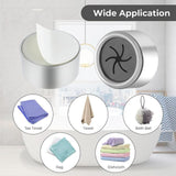 Darrahopens Home & Garden > Bathroom Accessories > Towel Racks & Holders 2 Pcs Kitchen Towel Holder, Self Adhesive Wall Towel Hook, Round Wall Mount Towel Holder For Bathroom, Kitchen,4.2*4.2*2.2cm,silvery In Australia - Darrahopens