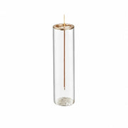 Darrahopens Home & Garden > Decor > Candles & Diffusers Inverted Wire Incense Burner, Wire Incense Burner, Glass Hardware Inverted Metal Incense Clip Glass Tube, Anti Ash Fly Incense Burner,8*8*21cm In Australia - Darrahopens