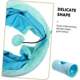 Darrahopens Pet Care > Toys > Cat Toys 1 Pcs Suede Fabric Pet Cat Tunnel With Puffball, Cat/Dog Toy,50*25 cm,Blue In Australia - Darrahopens