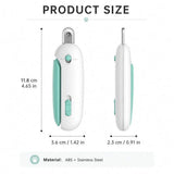 1 Pcs Cat Nail Clipper Pet Nail Trimmer For Dog Grooming, Puppy Nail Care Tool, Dogs Stuff And Dog, Guinea Pig Accessories,11.8*3.6*2.3cm，Blue