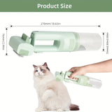 5-in-1 Wireless Pet Groomer, 10000Pa Strong Suction, Low Noise, No Flying Hair – A Must-Have for Cats, Dogs & Home Cleaning（GREEN)N)