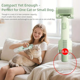 5-in-1 Wireless Pet Groomer, 10000Pa Strong Suction, Low Noise, No Flying Hair – A Must-Have for Cats, Dogs & Home Cleaning.（white） In Australia - Darrahopens