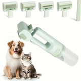5-in-1 Wireless Pet Groomer, 10000Pa Strong Suction, Low Noise, No Flying Hair – A Must-Have for Cats, Dogs & Home Cleaning.（white）