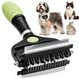3-in-1 Pet Grooming Rake Comb: Painless Dematting, Deep Deshedding, for Long & Short Hair. Ergonomic Non-Slip Handle, Foldable & Easy to Store. In Australia - Darrahopens