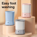 Pet Automatic Paw Cleaner with 360° Rotating Silicone Bristles, 2-Speed Settings, Type-C Rechargeable — A Must-Have for Small/Medium Cats & Dogs.(pink)