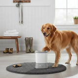 Pet Automatic Paw Cleaner with 360° Rotating Silicone Bristles, 2-Speed Settings, Type-C Rechargeable — A Must-Have for Small/Medium Cats & Dogs.(grey)