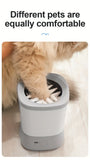 Pet Automatic Paw Cleaner with 360° Rotating Silicone Bristles, 2-Speed Settings, Type-C Rechargeable — A Must-Have for Small/Medium Cats & Dogs.(blue)
