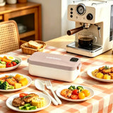900ml Cordless Electric Heating Lunch Box, 7200mAh Battery Life, Portable & Insulated, Enjoy Hot Meals Anytime, Anywhere(GREY)