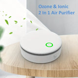 Mini Ozone Anion Purifier: 3 Modes Deodorize & Sterilize, 20dB Quiet, Compact & Portable, Multi-Scene Use.(pink)