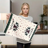 5PCS Microfiber Christmas Towels, Multiple Classic Patterns, Soft & Absorbent to Decorate Your Holiday Atmosphere In Australia - Darrahopens