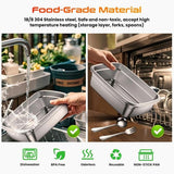 Portable Wireless Heating Lunch Box, Food-grade Stainless Steel with Even Heating, Ideal for Hot Meals While Commuting & Outdoors（white）