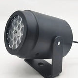 Christmas Projection Lamp, Sleek Black Matte Body, Compact & Portable, USB Powered, 20 Dynamic Rotating Patterns, Creates Colorful Dreamy Holiday Light Ambiance