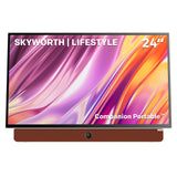 SKYWORTH 24-Inch 12V Portable TV,3-Hour Battery,1080P FHD,Wide Viewing Angle,Smart Google TV, HDR10, Dolby Audio, LED, Bluetooth, Chromecast and Google Assistant In Australia - Darrahopens