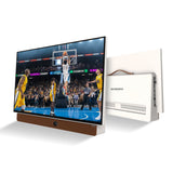 SKYWORTH 24-Inch 12V Portable TV,3-Hour Battery,1080P FHD,Wide Viewing Angle,Smart Google TV, HDR10, Dolby Audio, LED, Bluetooth, Chromecast and Google Assistant