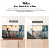SKYWORTH 24-Inch 12V Portable TV,3-Hour Battery,1080P FHD,Wide Viewing Angle,Smart Google TV, HDR10, Dolby Audio, LED, Bluetooth, Chromecast and Google Assistant