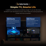 SKYWORTH Q6600H 55" - QLED+ 4K Smart Google TV, Gen 5 Quantum Dot, 120Hz Refresh Rate, AI-Powered Picture, Dolby Audio DBX-tv Audio, Voice Control, Screen Casting, HDR, Eco-Friendly Design