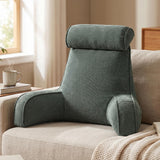 Cozy Reading Pillow for Sofa & Bed - Perfect for Relaxing, Reading, Gaming & More, 80*40*60cm (Dark Grey-Green) In Australia - Darrahopens