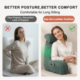 Cozy Reading Pillow for Sofa & Bed - Perfect for Relaxing, Reading, Gaming & More, 80*40*60cm (Dark Grey-Green) In Australia - Darrahopens